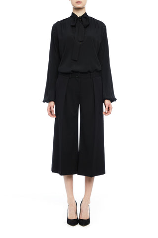 PLEATED TAPERED PANTS