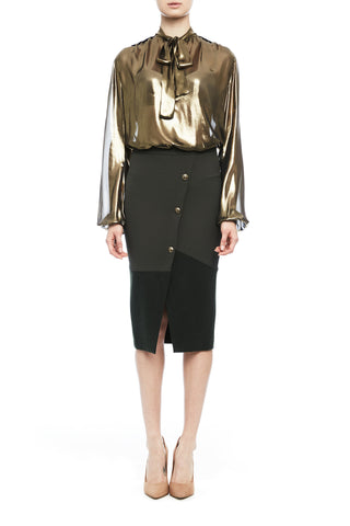 PLEATED TAPERED PANTS