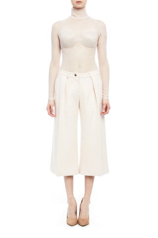 PLEATED TAPERED PANTS