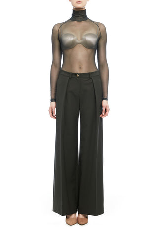 PLEATED TAPERED PANTS