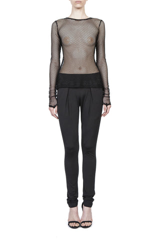 PLEATED TAPERED PANTS